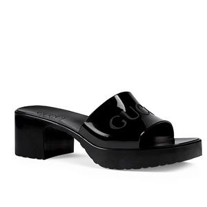 Gucci rubber slides woman’s sandal